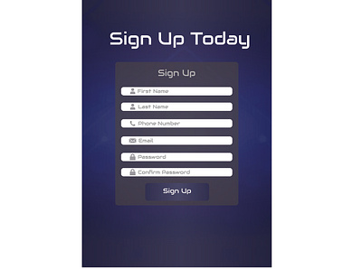 Sign Up Form dailyui design illustration web