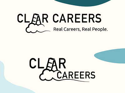 Clear Careers Alternative Logos + Tagline branding design illustration logo minimal vector web