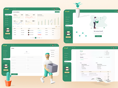 Invoice Builder full design 3d design banking corporate crm software customer service dashboard design design app design system error page inspiration invoice invoice animation invoice dashboard invoice design invoice form invoice template payment method payment service send invoice user interface