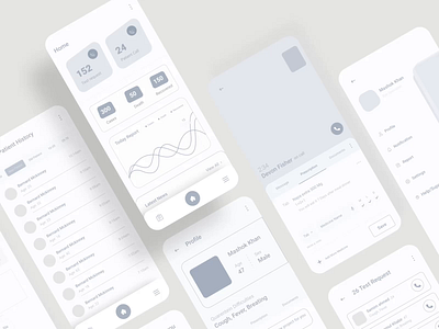 Covid 19 healthcare App animation app aninmation corona render coronavirus coronavirus update covid19 design system doctor doctor app fitness app health app healthcare app ios app medical app mobileapp motion design pixency prescription sick statistics