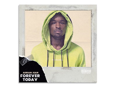 "Forever Today" - Adrian Jean branding coverart design music