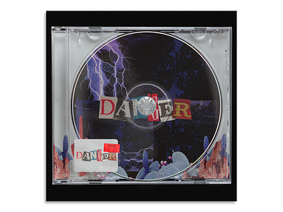 "DANGER" Cover Art Concept branding coverart design icon music