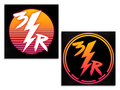 3REIGN Logos branding design icon logo music typography vector