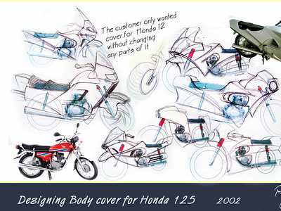 Designing Body for Honda 125