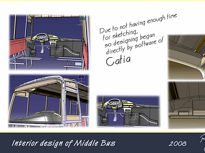 Interior design for Middle bus