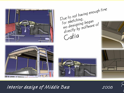 Interior design for Middle bus