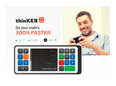 Calculator Design app dailyui dailyuichallenge design flat minimal ui webdesign website