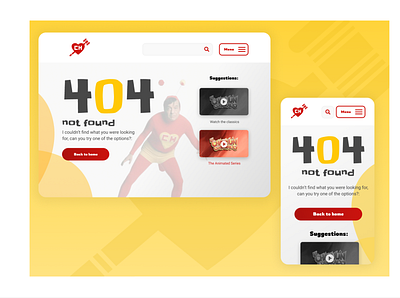 404 Error Page dailyui dailyuichallenge design figma landing ui webdesign