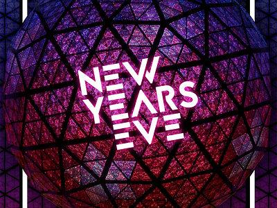 New Years Eve poster new years eve poster typography