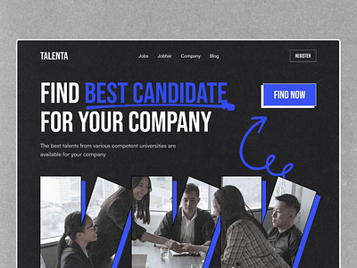 Talent Acquisition Website Landing Page career cv employment hiring hr job searching job seeker jobfair jobs landing page online courses recruitment resume talent acquisition ui vacancy web animation website website design work