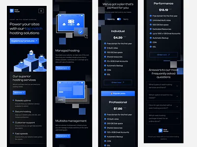 Host Haven - Web Hosting Services Responsive Landing Page cloud cloud computing cloud hosting domain faq hosted hosting internet landing page pricing responsive responsive website server services ui vps web hosting website website hosting whmcs