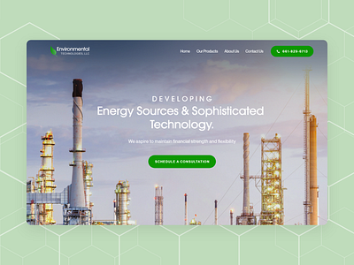 Website design for an Industrial Business design landing page ui ux web design website design