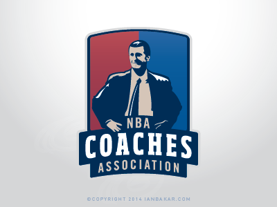 NBA Coaches branding logo nba sports