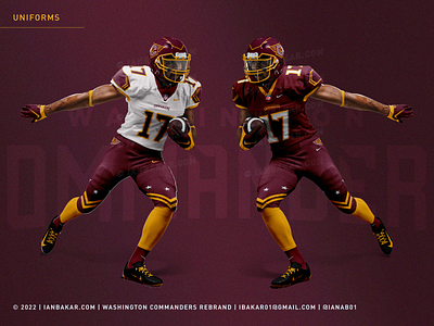 Washington Commanders Helmet/Uniform Concepts by DC_STEVE : r