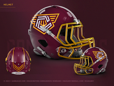 The Real Washington Commanders (Rebrand Pt 3 - Helmets) by Ian