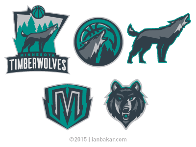 Minnesota Timberwolves Revise basketball logo minnesota nba sports timberwolves