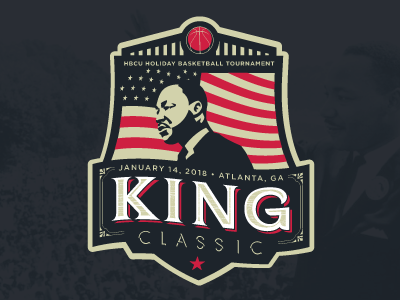"Darkness cannot drive out darkness; only light can do that." atlanta basketball championship king logo mlk nba tournament