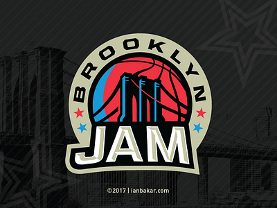 Hello Brooklyn, How Ya Doin'? basketball branding bridge brooklyn dunk jam logo sports tournament