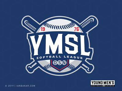 Dude Softball athletics baseball branding league logo softball sports