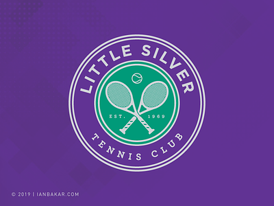 It's basically the Wimbledon... branding club logo sports tennis
