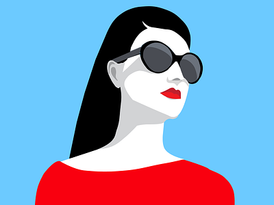 Girl in Red - Illustration