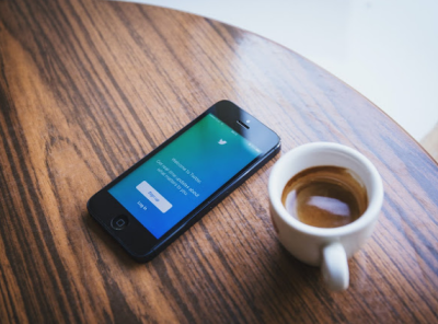 Twitter and a cup of coffee embed into websites social media aggregator twitter widget