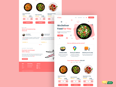 Deliver Meal Landing Page