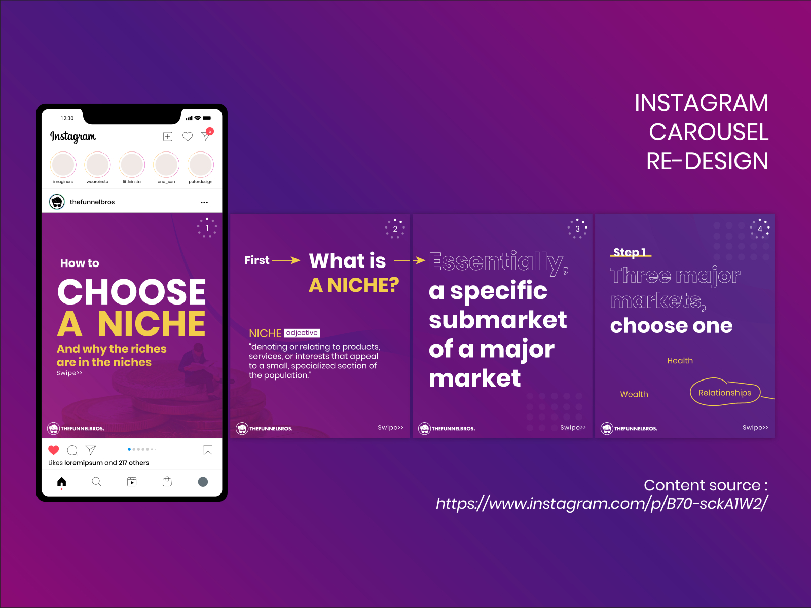 Instagram Carousel Design by Muhamad Fikri on Dribbble