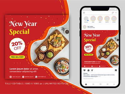 Social Media Design - Instagram Post advertising banner facebook post food advertising food post instagram design instagram post social media design