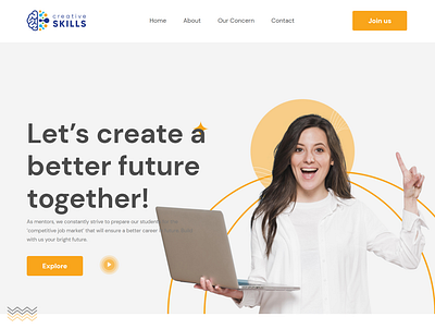 Bright Skills Web Template agency website bootstrap css ecommerce website express js html javascript landing page mongodb node js react js web design web development web template