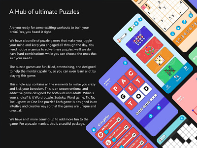 Download Puzzle Mania Kick Your Boredom By Hashbyte Studio On Dribbble