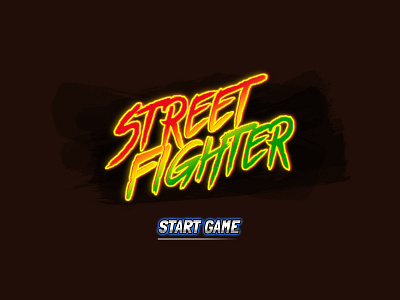 Street Fighter : Concept Game 2d game 3d 3d art 3d game 3d modeling character design design digital art game game design game development