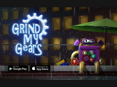 Grind My Gears 3d 3d art 3d modeling character design design digital art game game design illustration ui
