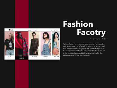 Fashion Factory app branding design digital art icon illustration typography ui ux website website design