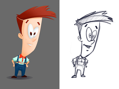 Th Boy 3d modeling art cartoon character character design design digital art illustration vector