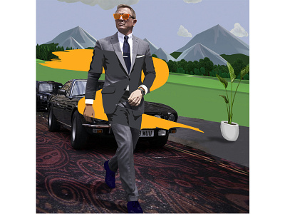 James Bond : Daniel Craig 2d game character design concept art concept design design digital art game game design illustration vector