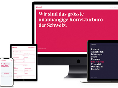 SUAN Rotstift Redesign Web MockUp