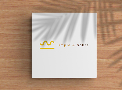 Simple & Sobre brand brand design branding branding concept logo logo design logodesign logos logotype minimalist