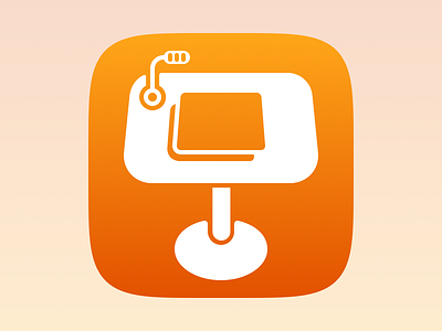 Keynote for iOS 7 Icon apple flat icon ios ios7 iphone keynote
