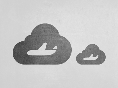 Departures, Cloud Style cloud icon pictograph plane travel