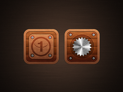 Boxcar Replacement app boxcar crate icon iphone notification wood