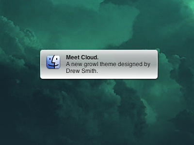 Cloud for Growl chromic cloud css3 growl light notification pop up theme