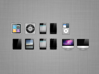 Apple 48 x 48 Icons apple device icon ipad iphone ipod mac