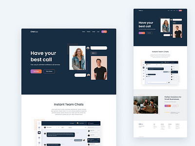 ChatApp - Landing Page