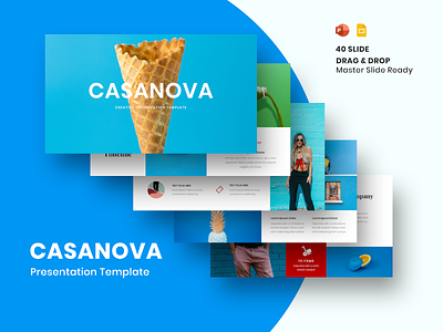 Casanova – Creative & Business Presentation Template business powerpoint creative slide google slide powerpoint presentation presentation template typography