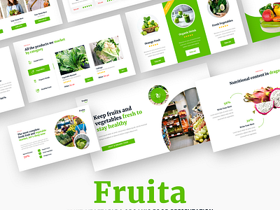 Fruit, Vegetable & Organic Food Presentation Template
