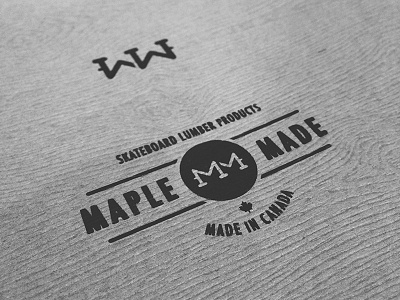 Maple Made canada grain identity maple paper printed skateboard texture wood