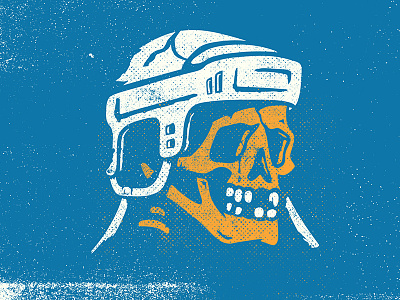 Almost hockey season in Edmonton! edmonton hockey illustration oilers skull yeg