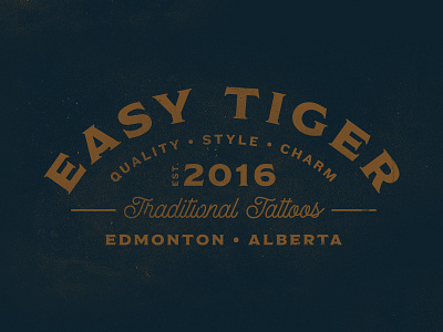 Easy Tiger alberta brand edmonton old seal tattoo vintage