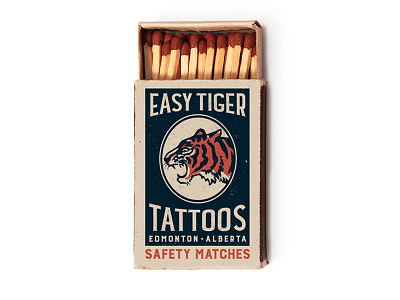 Easy Matches alberta easy edmonton matches tattoo tiger vintage